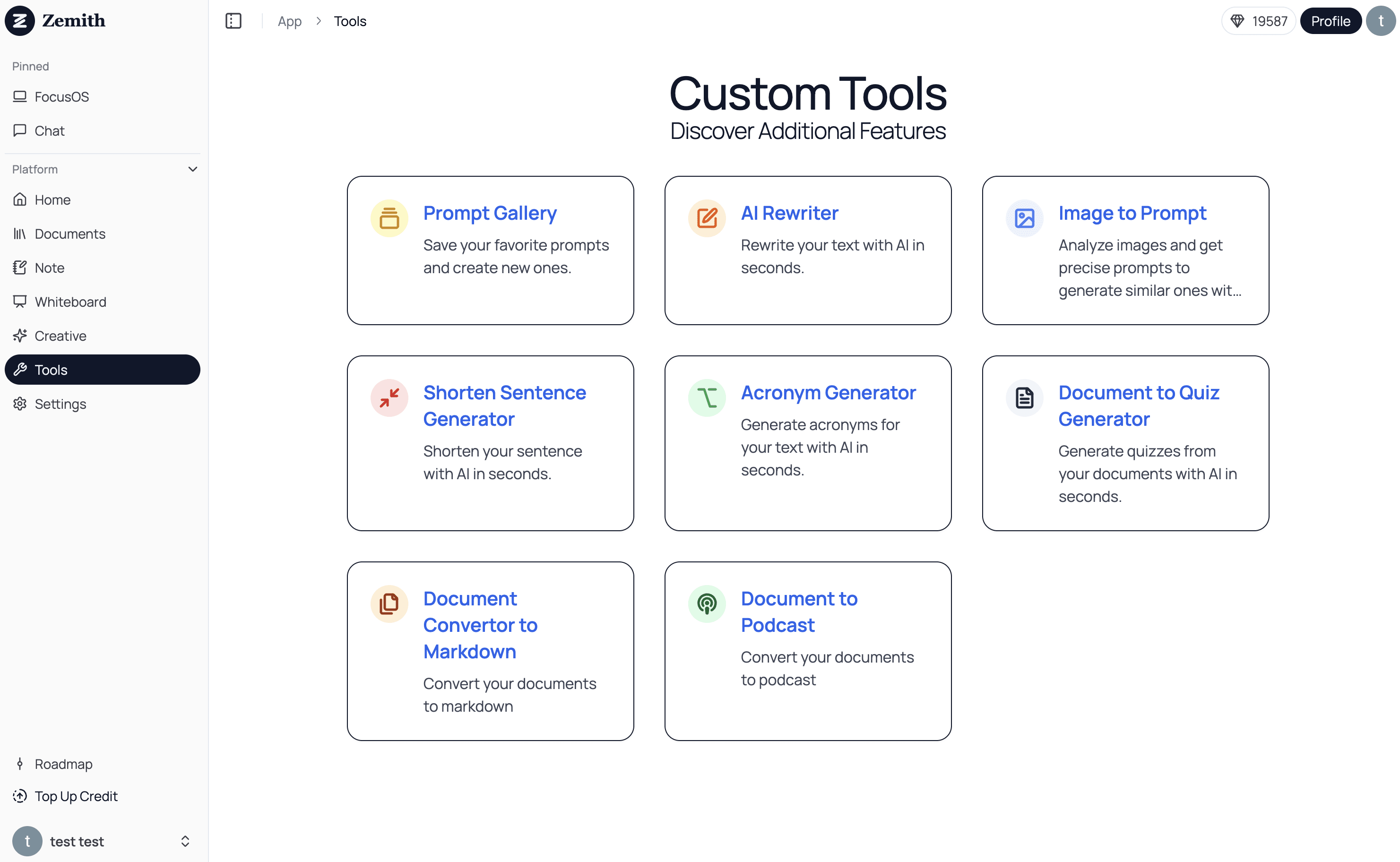 Custom Tools
