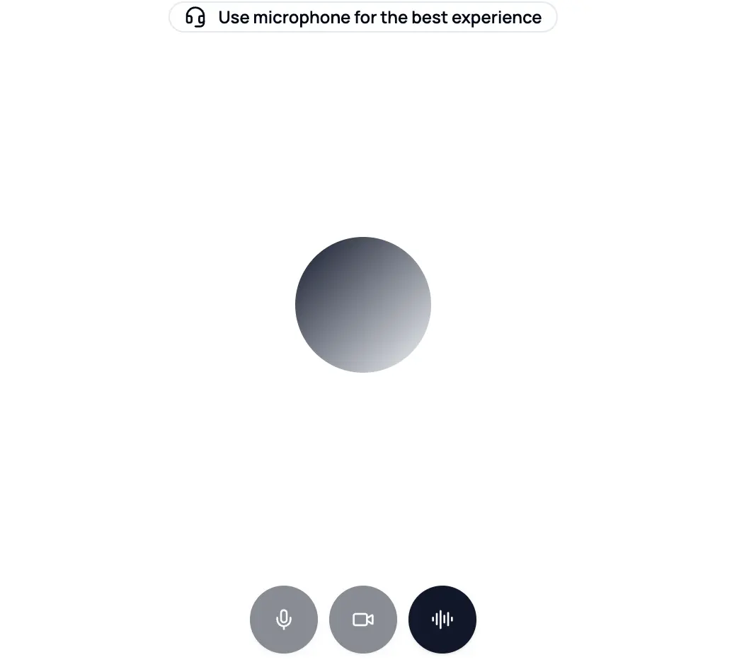 Live Mode for Real Time Conversations